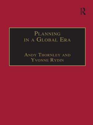 cover image of Planning in a Global Era